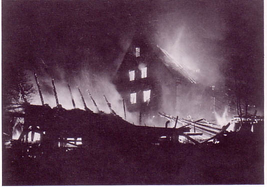 1971: Brand der Clausenmühle