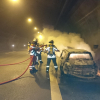 Fahrzeugbrand in Engelbergtunnel