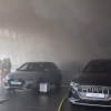 PKW-Brand in Autohaus