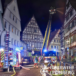 Dachstuhlbrand in der Altstadt - Vorabbericht -