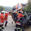 Schwerer LKW-Unfall