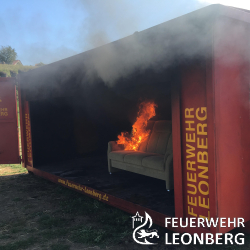 Bild: 1 - Brandcontainer auf der Landesgartenschau